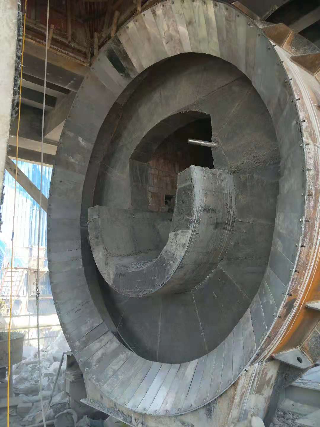 活性石灰回转窑线施工